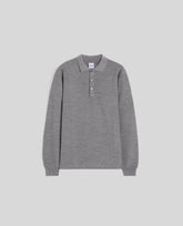 POLO IN LANA-GRIGIO-GREY-GRIS-GRAU-GRIS
